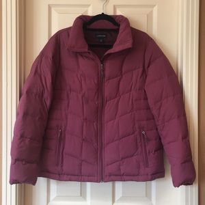 Lands' End Down Puffer Jacket Size Large 14-16